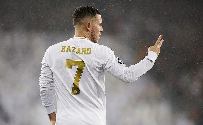 Số áo Hazard tại Real Madrid
